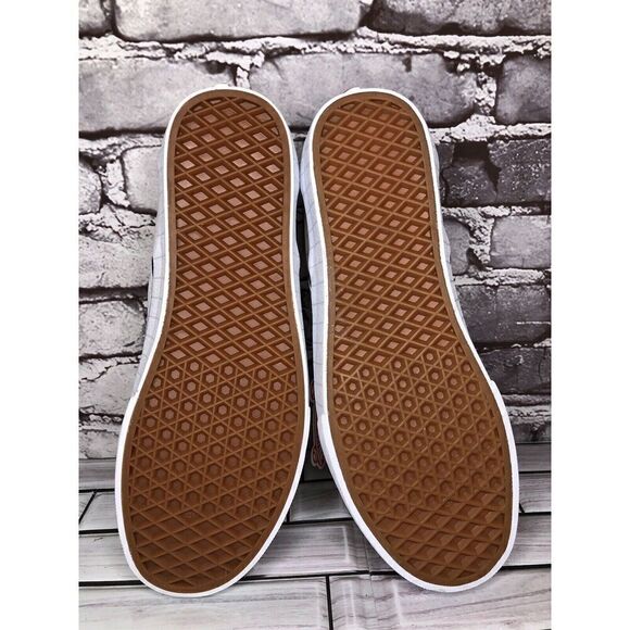 Vans Classic Slip-On Checkerboard Day White Canvas Sneakers Shoes Women 9.5M US - Picture 15 of 16